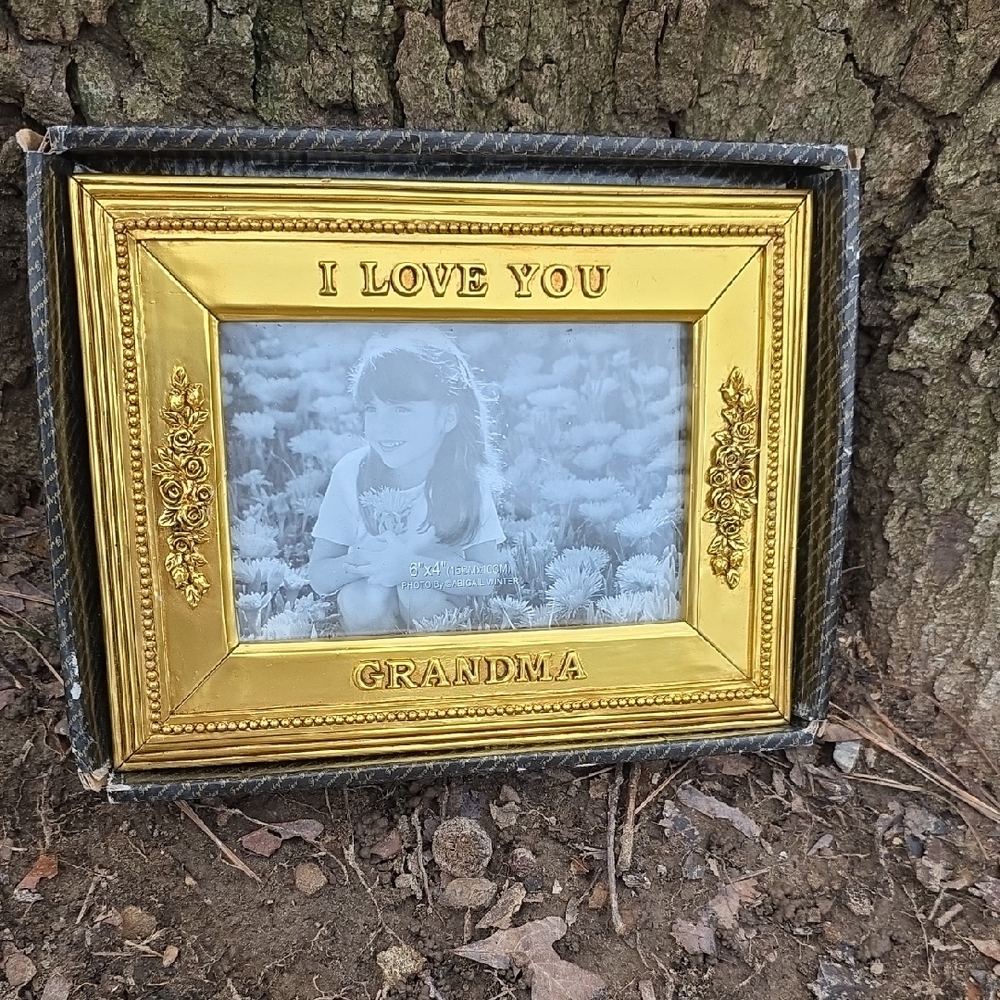 Framestyles Gold Picture Frame with Sentiment